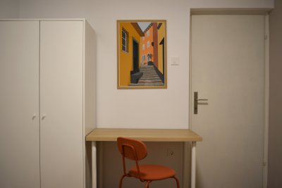 Twin Bedroom Desk Area